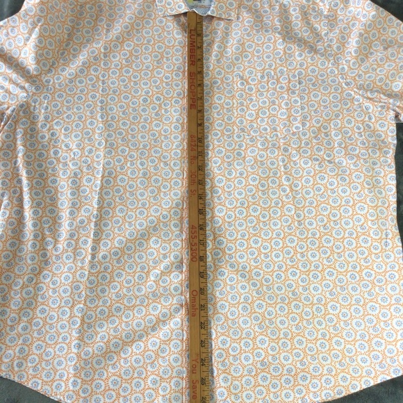 Johnston & Murphy Shirt Adult XXL Geometric Performance Button Up Preppy Mens - Picture 9 of 12